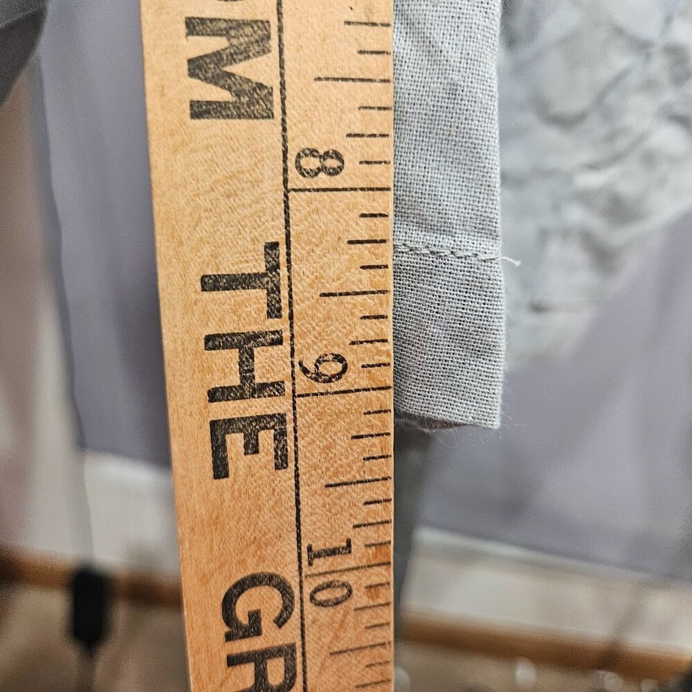 Womens Shorts Bermuda Walking Long 2X Plus Gray Grey Zipper Pockets Bottom - Picture 10 of 10